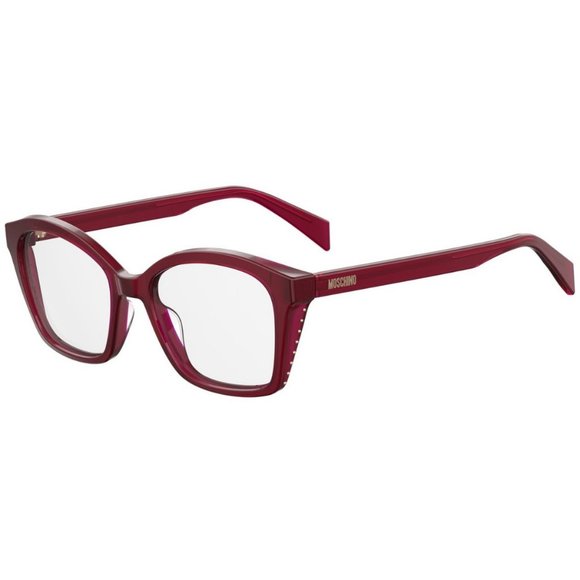 BRAND NEW MOSCHINO MOS517 QHO RED EYEGLASSES - Picture 11 of 12